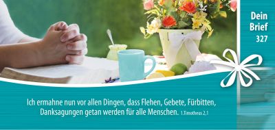 Titelseite: Dein Brief 327